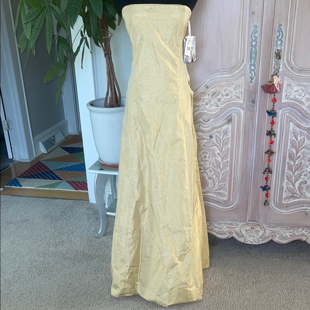 Last Chance! Vintage Jessica McClintock for Gunne Sax Golden Dress